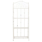 SAFAVIEH Bryn Scaffale da panettiere da esterno a 4 ripiani in ferro battuto vittoriano - 25 pollici L x 15 pollici P x 63 pollici H - 25 L x 15 P x 63 H