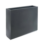 Vaso/fioriera metallica pesante per piante da esterno, fioriera in metallo lunga e alta 38Lx10Px30A pollici - 38x30x10