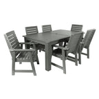 HIGHWOOD PROFESSIONAL Set da pranzo da esterno 7 pezzi 42x72