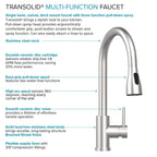 Lavello per bucato e supporto Transolid EWS-2422S in acciaio inossidabile, 24" L x 22" P x 35" A - 24" x 22"