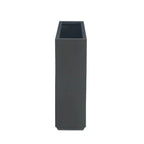 Vaso/fioriera metallica pesante per piante da esterno, fioriera in metallo lunga e alta 38Lx10Px30A pollici - 38x30x10